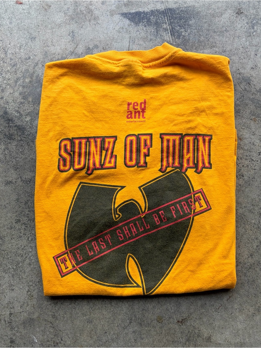 90s Vintage Sunz Of Man Last Shall Be First Wu-Tang Clan Shirt Promo DJ Only XL